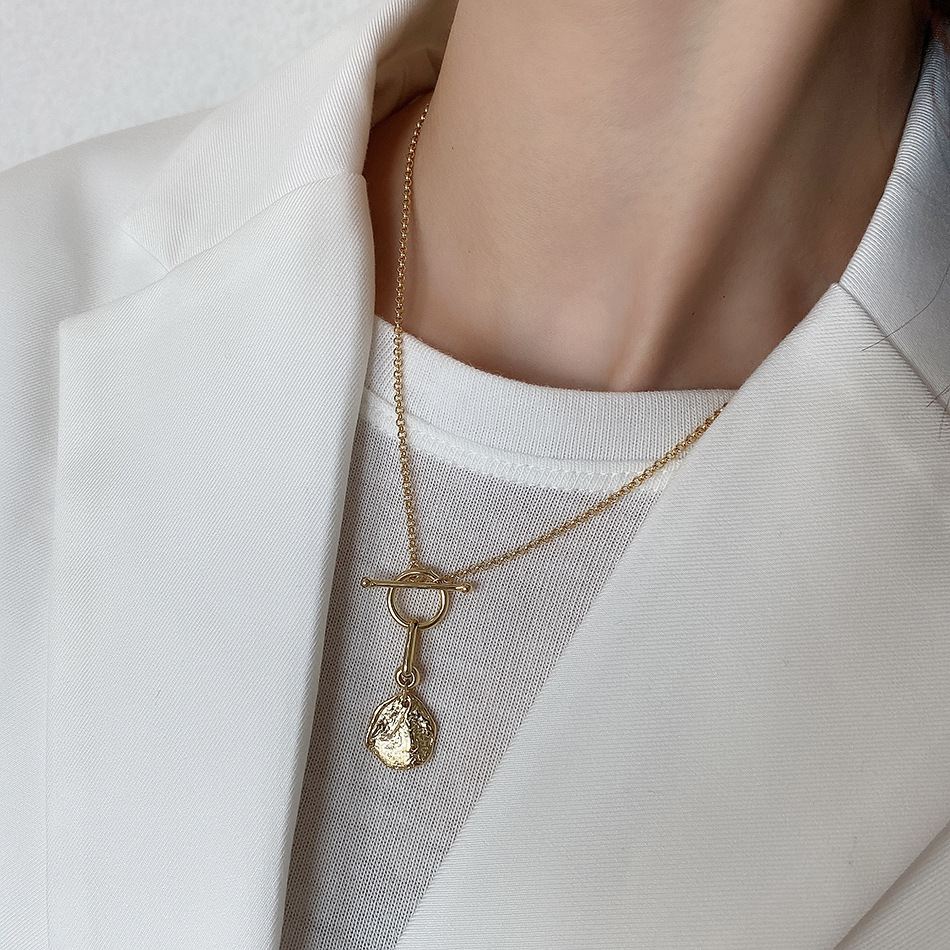 Irregular Moment 925 Sterling Silver Necklace - KIAHMILLA
