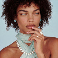 Larimar Dreams Studs by KIAHMILLA - KIAHMILLA