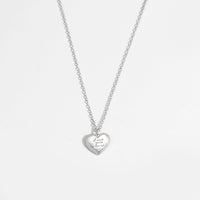 Love Your More Letters Heart 925 Sterling Silver Necklace - KIAHMILLA
