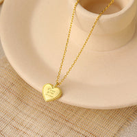 Love Your More Letters Heart 925 Sterling Silver Necklace - KIAHMILLA