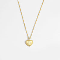 Love Your More Letters Heart 925 Sterling Silver Necklace - KIAHMILLA