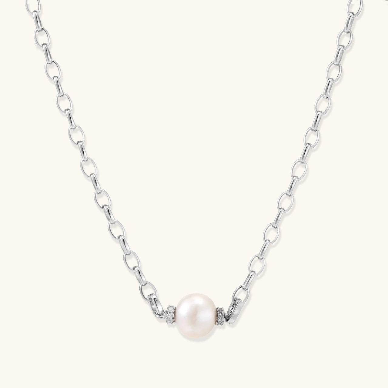 Luna Pearl Chain Necklace - KIAHMILLA