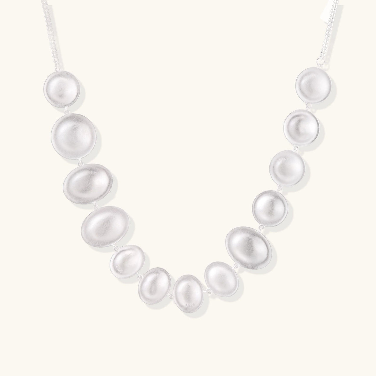 Lunar Pearl Arc Necklace - KIAHMILLA