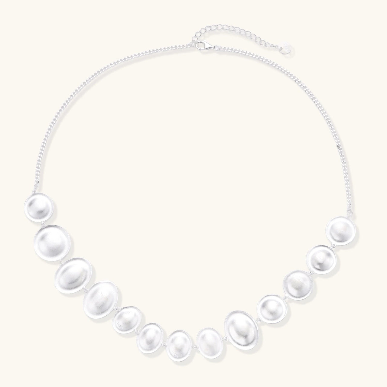 Lunar Pearl Arc Necklace - KIAHMILLA