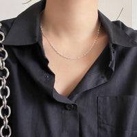 Masculine Simple Hollow Pig Nose 925 Sterling Silver Necklace - KIAHMILLA