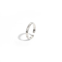 Minimalism CZ Golden 925 Sterling Silver Adjustable Ring - KIAHMILLA