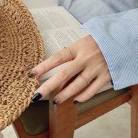 Minimalism Twisted 925 Sterling Silver Ring - KIAHMILLA
