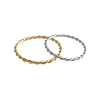 Minimalism Twisted 925 Sterling Silver Ring - KIAHMILLA