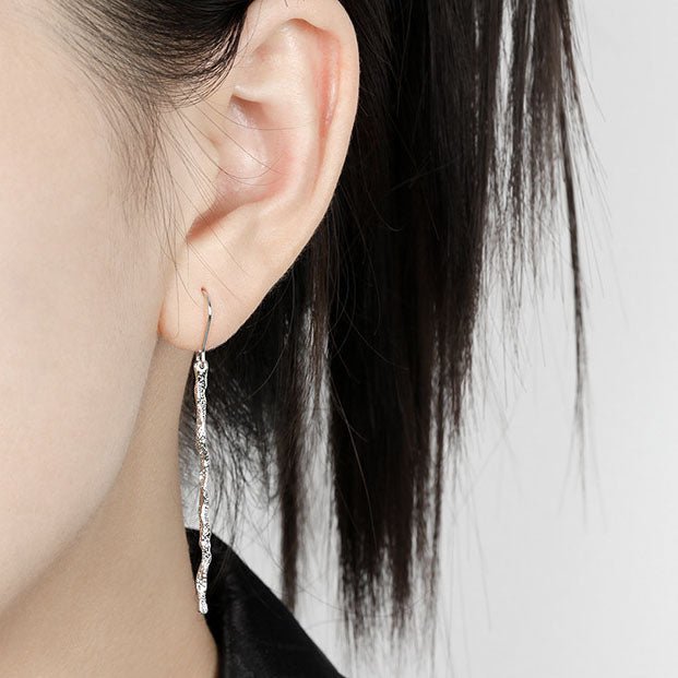 Modern Fashion Irregular Branch as925 Sterling Silver Drop Dangling Earrings - KIAHMILLA