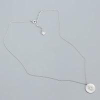 Modern Snake Animal Round Coin 925 Sterling Silver Necklace - KIAHMILLA