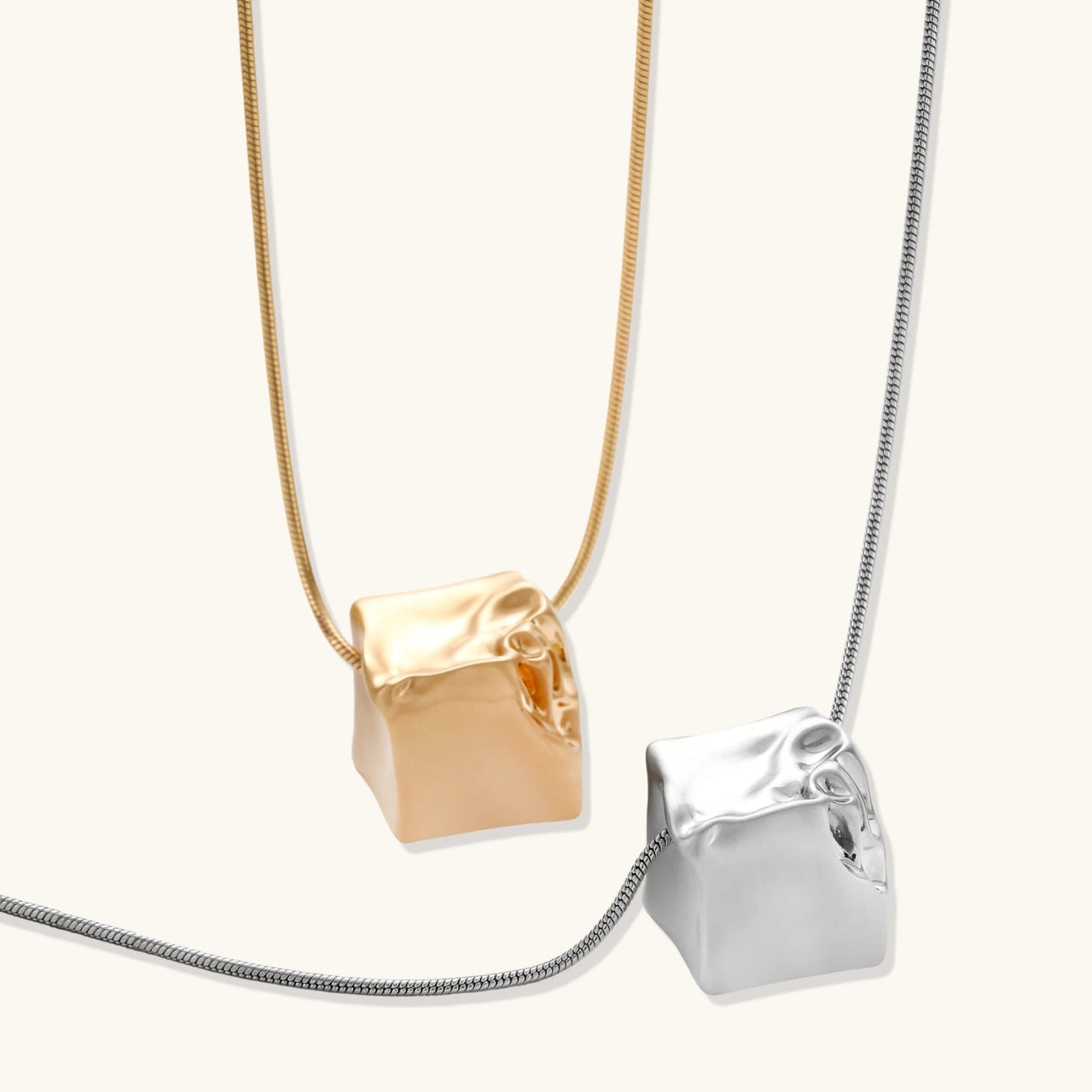 Molten Cube Necklace - KIAHMILLA