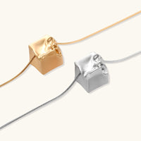 Molten Cube Necklace - KIAHMILLA