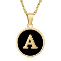Natural Shell Initial Necklace Collection - KIAHMILLA
