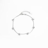 New Folding Lines Bead Knot 925 Sterling Silver Adjustable Bracelet - KIAHMILLA
