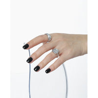 New Irregular River Wave 925 Sterling Silver Adjustable Ring - KIAHMILLA
