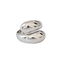 New Waterdrop Unique 925 Sterling Silver Adjustable Ring - KIAHMILLA