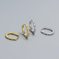 Office CZ U Shape 925 Sterling Silver Stacker Hoop Earrings - KIAHMILLA