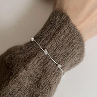 Office Irregular Beads 925 Sterling Silver Bracelet - KIAHMILLA