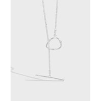 Office Popcorn Chain OT Shape 925 Sterling Silver Necklace - KIAHMILLA