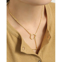 Office Popcorn Chain OT Shape 925 Sterling Silver Necklace - KIAHMILLA
