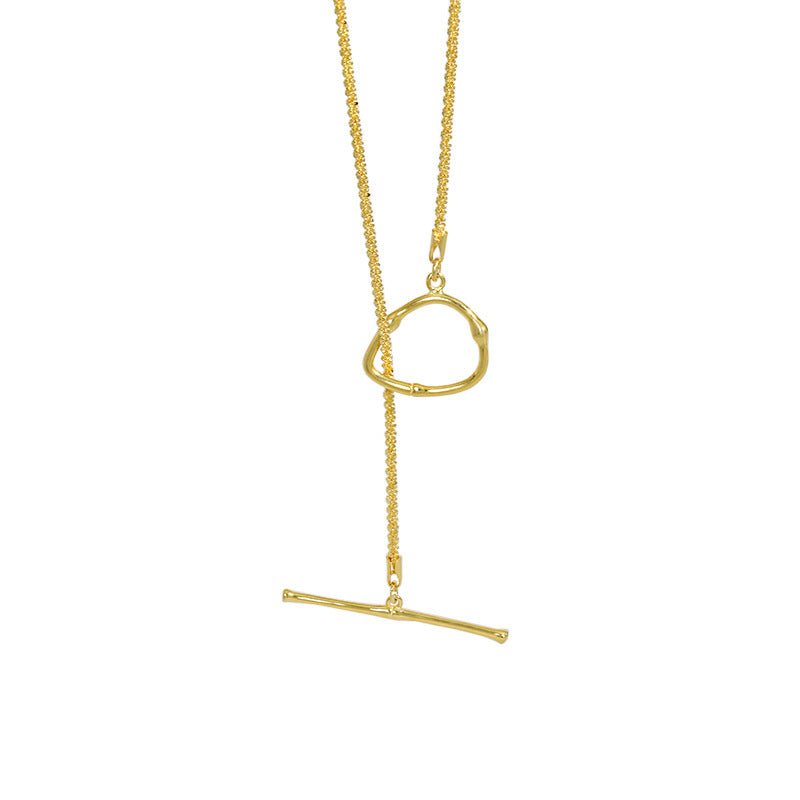 Office Popcorn Chain OT Shape 925 Sterling Silver Necklace - KIAHMILLA