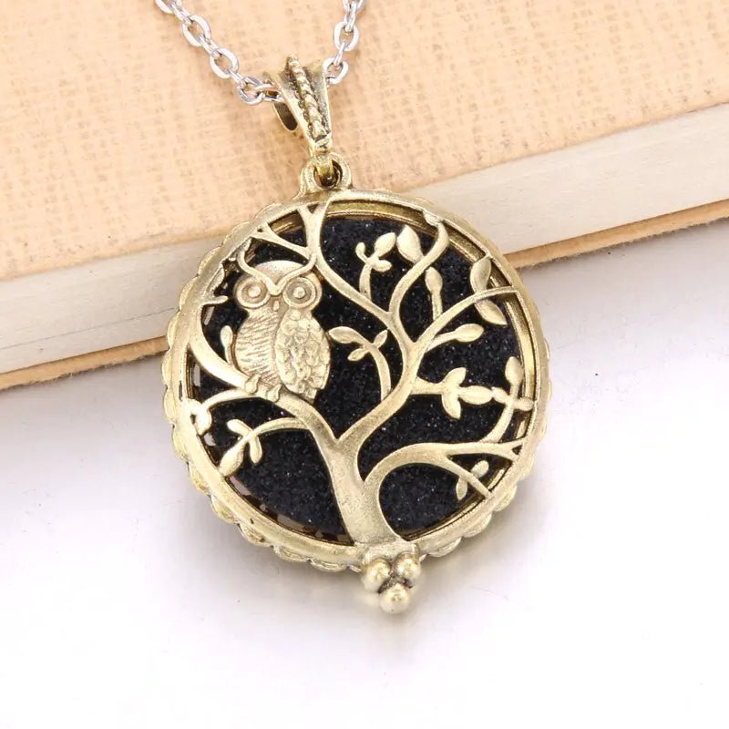 Owl Essence Diffuser Necklace - Coolpeacock