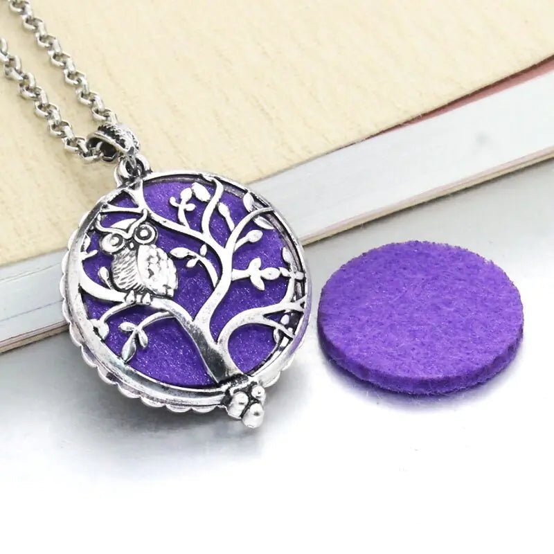 Owl Essence Diffuser Necklace - Coolpeacock