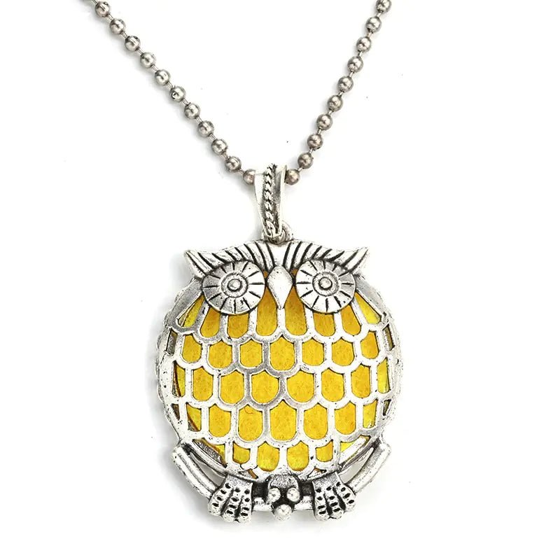 Owl Essence Diffuser Necklace - Coolpeacock