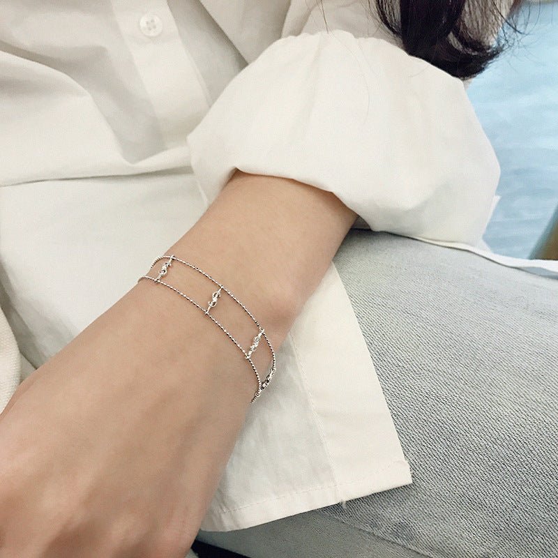 Party $ CZ Dollars Fashion 925 Sterling Silver Bracelet - KIAHMILLA