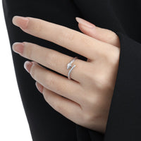 Party Green CZ Eyes Snake Animal 925 Sterling Silver Adjustable Ring - KIAHMILLA
