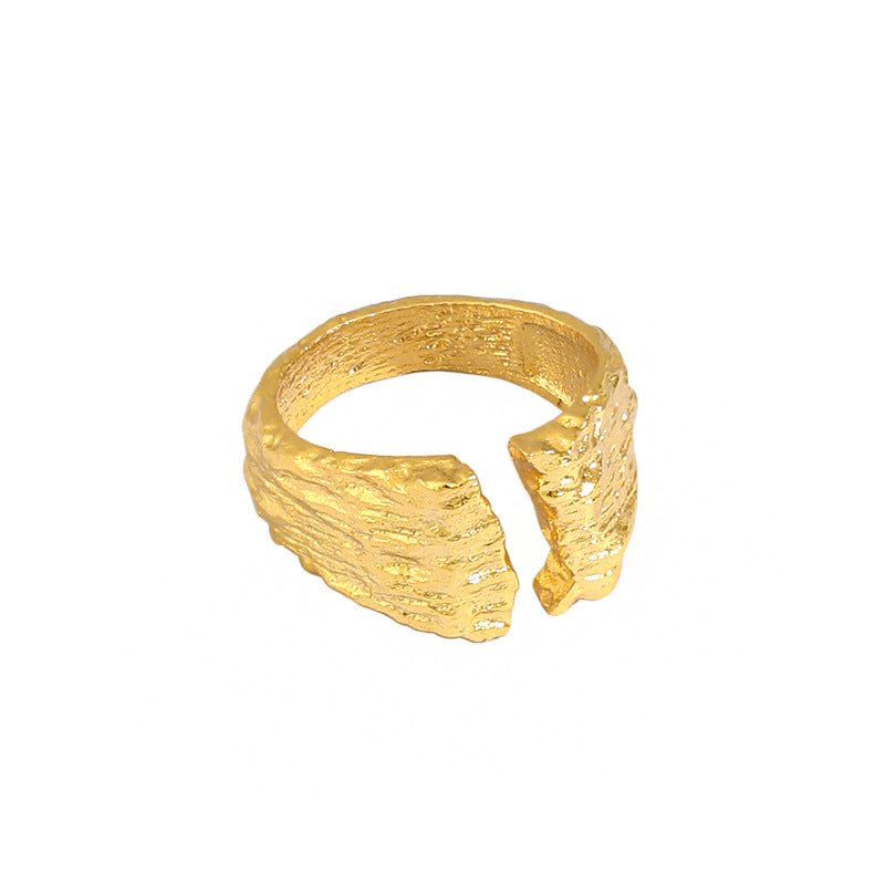 Party Irregular Geometry 925 Sterling Silver Adjustable Ring - KIAHMILLA