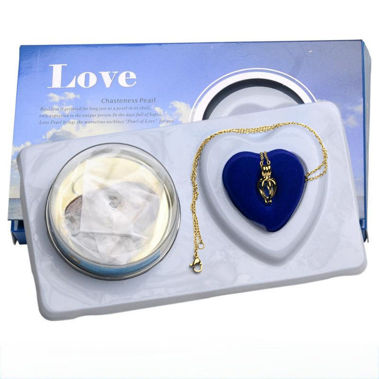 Pearl Necklace Pearl Oyster Self - opening Blind Box Pearl Necklace Pearl Pendant Surprise Gift - Coolpeacock