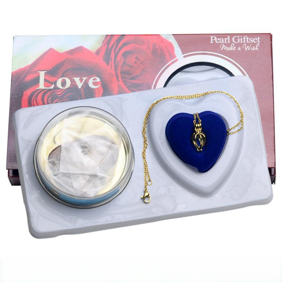 Pearl Necklace Pearl Oyster Self - opening Blind Box Pearl Necklace Pearl Pendant Surprise Gift - Coolpeacock