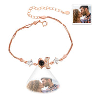 Personalized Dog Pendant Photo Projection Bracelet 925 Sterling Silver - Coolpeacock