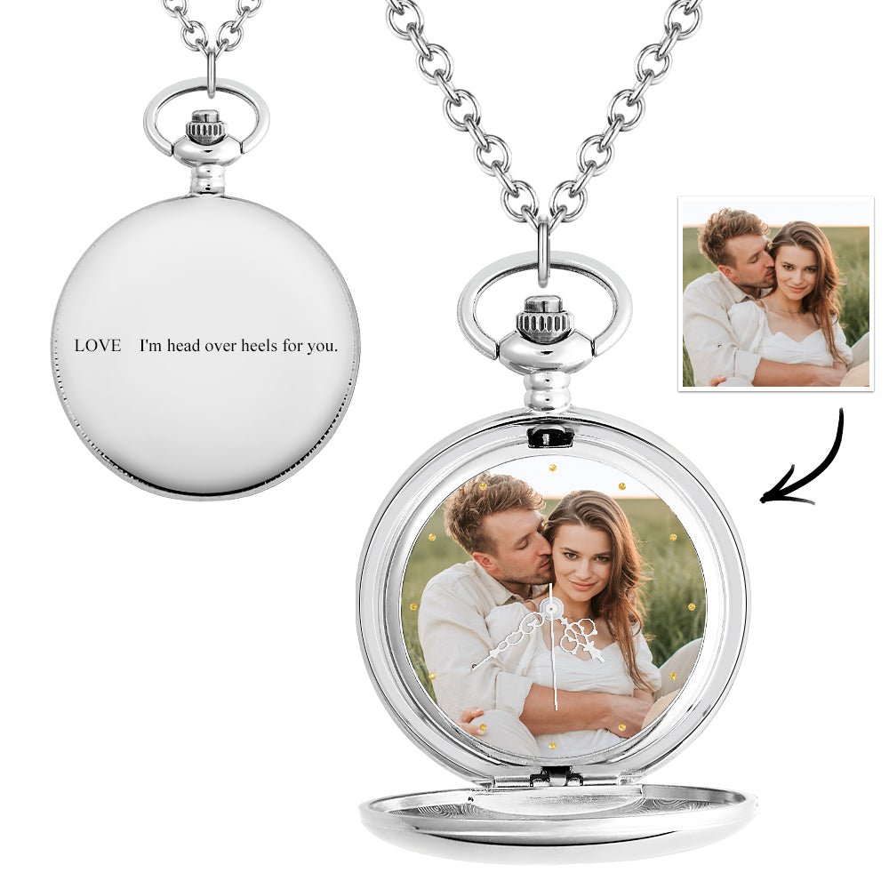 Personalized Engraved Photo Pocket Watch – A Timeless Gift for Every Occasion - Coolpeacock