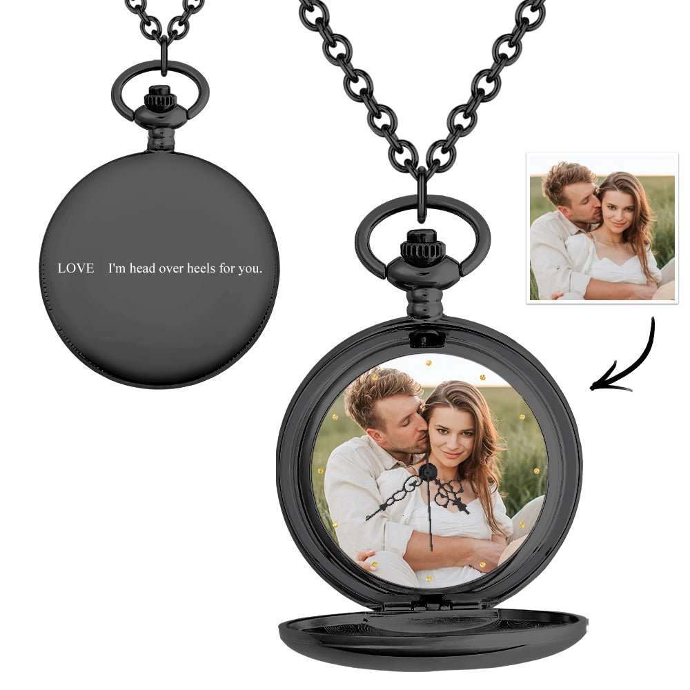 Personalized Engraved Photo Pocket Watch – A Timeless Gift for Every Occasion - Coolpeacock