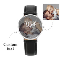 Personalized Love you Dad Photo Watch Father's Day Gift 40mm - Coolpeacock