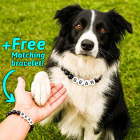 Personalized Pet Name Necklace – Comes with a Free Matching Bracelet - Coolpeacock