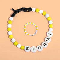 Personalized Pet Name Necklace – Comes with a Free Matching Bracelet - Coolpeacock