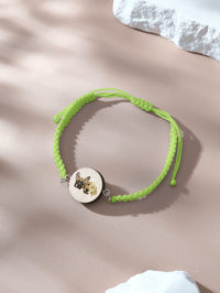 Personalized Pet Portrait Adjustable Braided Bracelet Birthday Gift for Pet Lover - Coolpeacock