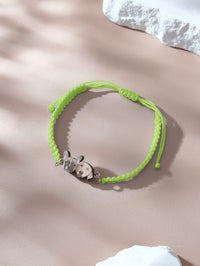 Personalized Pet Portrait Adjustable Braided Bracelet Birthday Gift for Pet Lover - Coolpeacock