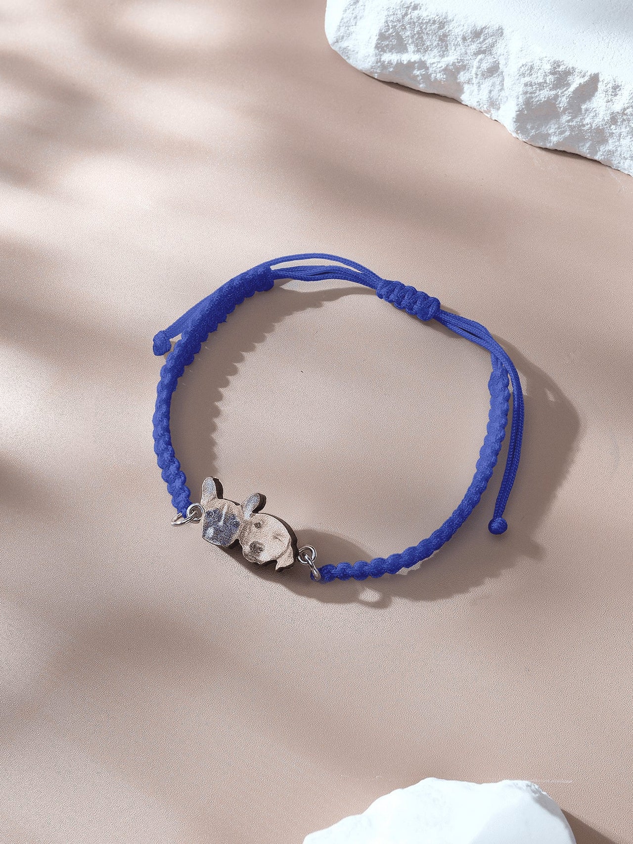 Personalized Pet Portrait Adjustable Braided Bracelet Birthday Gift for Pet Lover - Coolpeacock