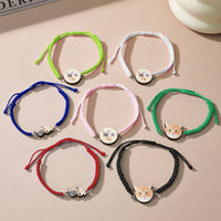 Personalized Pet Portrait Adjustable Braided Bracelet Birthday Gift for Pet Lover - Coolpeacock