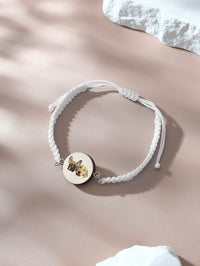 Personalized Pet Portrait Adjustable Braided Bracelet Birthday Gift for Pet Lover - Coolpeacock