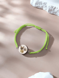 Personalized Pet Portrait Adjustable Braided Bracelet Birthday Gift for Pet Lover - Coolpeacock