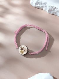 Personalized Pet Portrait Adjustable Braided Bracelet Birthday Gift for Pet Lover - Coolpeacock
