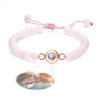 Personalized Photo Projection Beads Bracelet Elegant Gift For Her - Coolpeacock