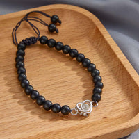 Personalized Photo Projection Beads Bracelet Heart - Shaped Bracelet Beautiful Gift For Her - Coolpeacock