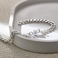 Personalized Photo Projection Bracelet Vintage Bracelet Jewelry Anniversary Gift For Him Father's Day Gift - Coolpeacock