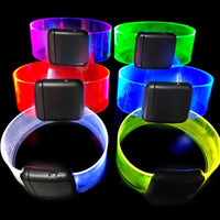 Personalized Photo & Text Glow Bracelets with Photo LED Bracelets Party Supplies for Wedding Birthdays Concerts - Coolpeacock